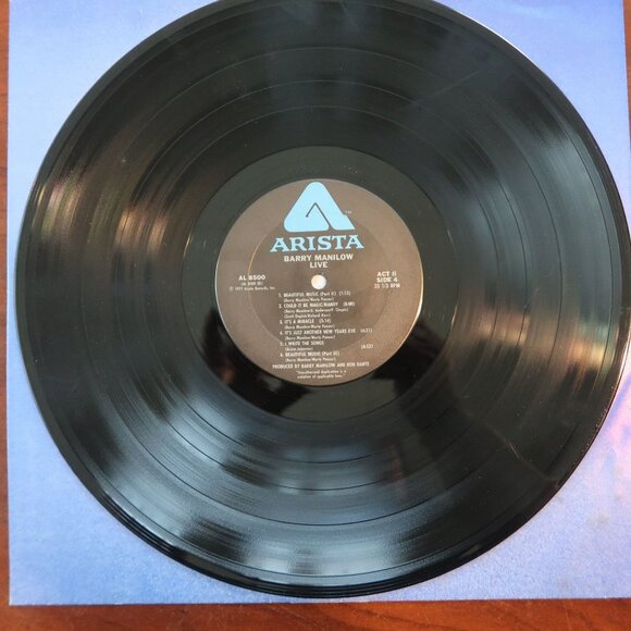BARRY MANILOW - Live 12" Double Vinyl 1977 LP Record Album ARISTA AL 8500 - Picture 8 of 8